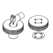 Load image into Gallery viewer, VACULEX SWIVEL AND ADAPTER PLASTIC