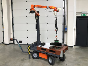 ALLIFT | FLEXMOVER - Ergonomic Equipment Store - Lifting products with a mobile solutions on the field | KiTo Chain Hoist on stand alone unit - Lot of gripper available - gripping all kind of products - also exists with vacuum pump and tube lifter