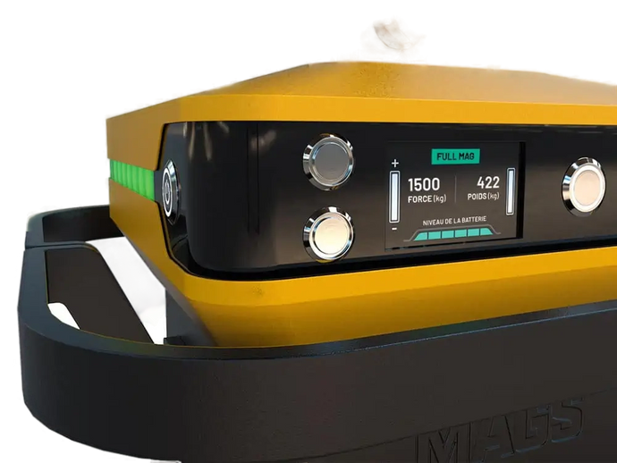 MAGS | MAGS lifters are suitable for handling blocks, molds and profiles of various thickness. Thanks to the exclusive magnetic field depth selector, it is also possible to handle loads of limited thickness, such as sheets and straps, without difficulty | There are up to 10 programs available to lift individual load elements, starting from 4mm thick. 