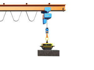 MAGS | The operator can work in complete confidence | The innovative Force Reading System automatically compares the load weight and the magnetic force, authorising the handling when in full safety conditions.