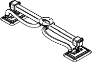 VACULEX YOKE GRIPPER 2 SUCTION CUPS - YOKE FOOT